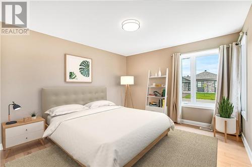 Virtually Stagged - 731 Lafrance Crescent, Hawkesbury, ON - Indoor Photo Showing Bedroom