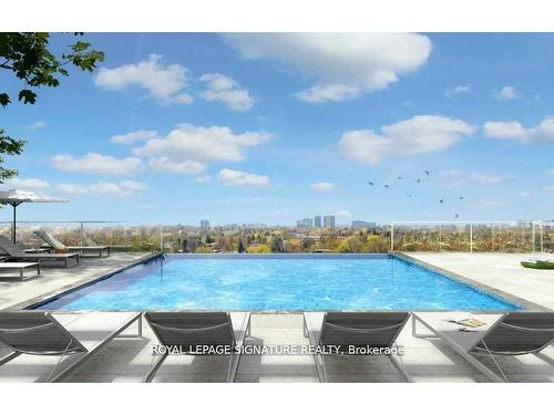 440-7 Golden Lion Hts, Toronto, ON - Outdoor With In Ground Pool With View