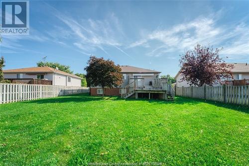 843 Cottage Grove, Kingsville, ON - Outdoor With Deck Patio Veranda With Backyard