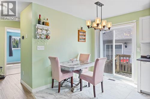 3733 Holburn, Windsor, ON - Indoor Photo Showing Dining Room