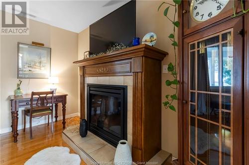 225 Ashley Cres, Moncton, NB - Indoor Photo Showing Living Room With Fireplace