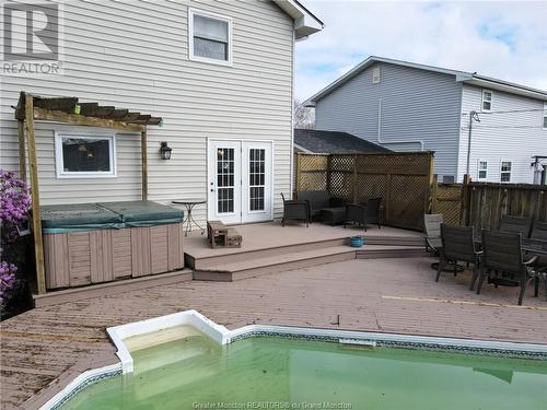 225 Ashley Cres, Moncton, NB - Outdoor With In Ground Pool With Deck Patio Veranda With Exterior
