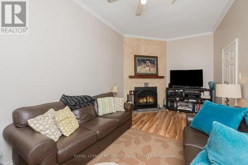 321 Michael Drive, Orangeville, ON - Indoor Photo Showing Living Room With Fireplace