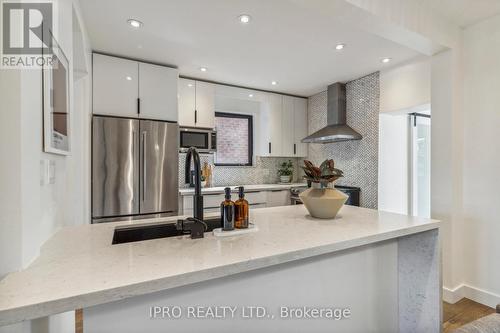 141 O'Connor Drive, Toronto, ON - Indoor Photo Showing Kitchen With Upgraded Kitchen