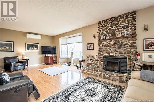 230 Marshall Hill Road, Wards Creek, NB - Indoor Photo Showing Living Room With Fireplace