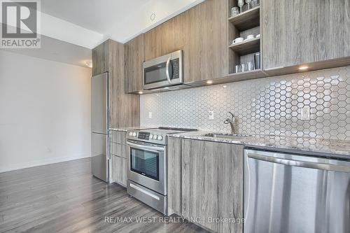 611 - 30 Ordnance Street, Toronto, ON - Indoor Photo Showing Kitchen With Stainless Steel Kitchen With Upgraded Kitchen