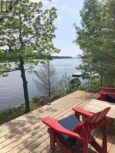 321 Healey Lake W/A, Archipelago, ON - Outdoor With Body Of Water With Deck Patio Veranda With View