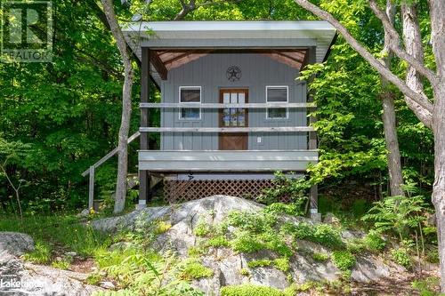 Guest Cabin - 321 Healey Lake W/A, Archipelago, ON - Outdoor With Deck Patio Veranda