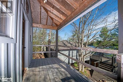 View from Guest Cabin - 321 Healey Lake W/A, Archipelago, ON -  With Exterior