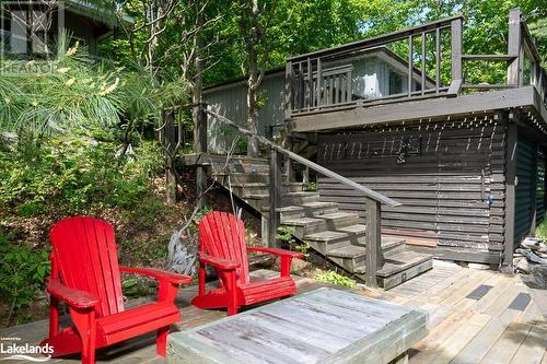 321 Healey Lake W/A, Archipelago, ON - Outdoor With Deck Patio Veranda With Exterior