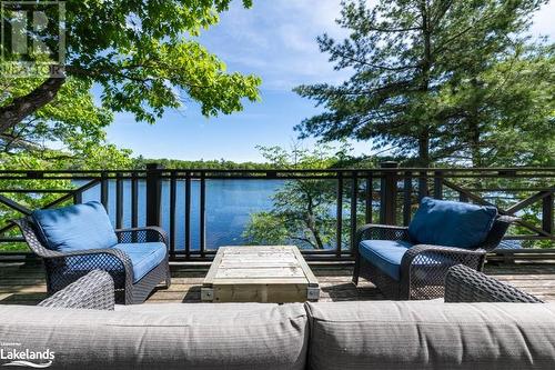 321 Healey Lake W/A, Archipelago, ON - Outdoor With Body Of Water With Deck Patio Veranda