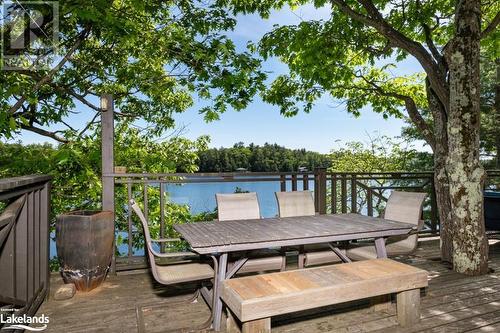 321 Healey Lake W/A, Archipelago, ON - Outdoor With Deck Patio Veranda