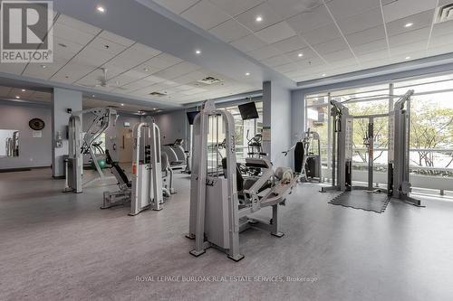 602 - 215 Queen Street E, Brampton, ON - Indoor Photo Showing Gym Room