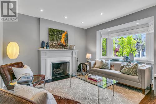 154 Highbourne Road, Toronto, ON - Indoor Photo Showing Living Room With Fireplace
