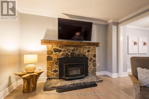 1692 North Big Island Road, Prince Edward County, ON - Indoor Photo Showing Living Room With Fireplace