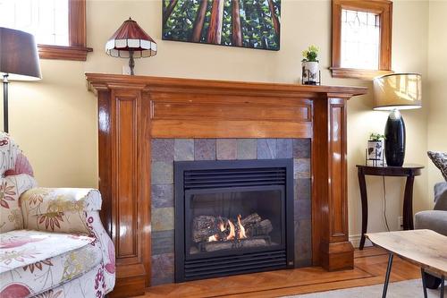3 Mountain Avenue, Hamilton, ON - Indoor Photo Showing Other Room With Fireplace