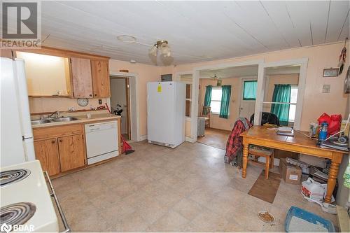 38 Edward Street, Flinton, ON - Indoor Photo Showing Kitchen With Double Sink