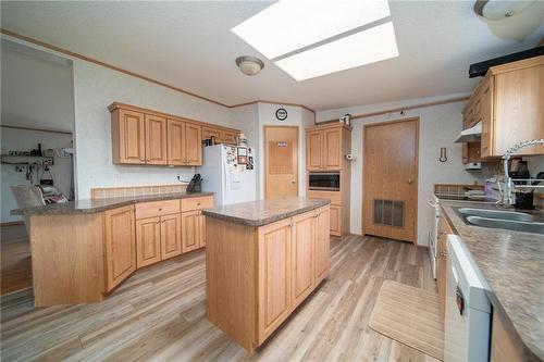 38031 Dawson Road, Ste Anne Rm, MB - Indoor Photo Showing Kitchen With Double Sink