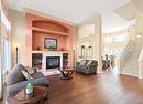 448 De La Seigneurie Boulevard, Winnipeg, MB  - Indoor Photo Showing Living Room With Fireplace 