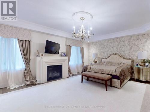 17 Petrolia Court, Richmond Hill, ON - Indoor Photo Showing Bedroom With Fireplace