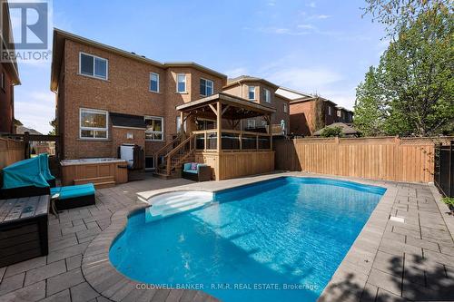 123 Southfield Avenue, Clarington, ON - Outdoor With In Ground Pool With Deck Patio Veranda With Exterior