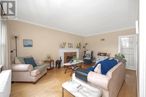 2317 Lakeshore Road, Burlington (Brant), ON - Indoor Photo Showing Living Room With Fireplace