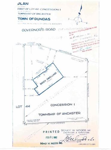 Plan of 640 Governors rd. - 640 Governors Road, Dundas, ON - Other