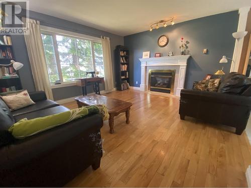 3657 Balsam Avenue, Terrace, BC - Indoor Photo Showing Living Room With Fireplace