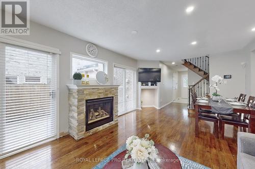 7241 Pallett Court, Mississauga, ON - Indoor Photo Showing Living Room With Fireplace