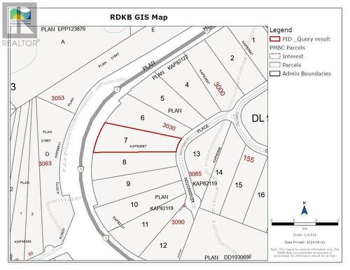 Lot 7 Kensington Place, Christina Lake, BC 