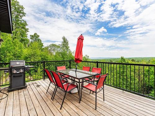 Terrasse - 45 Ch. Lapalme, Austin, QC - Outdoor With Deck Patio Veranda With View
