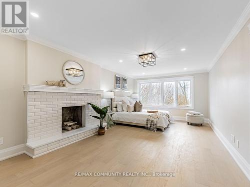 95 Hill Crescent, Toronto (Scarborough Village), ON - Indoor Photo Showing Bedroom With Fireplace