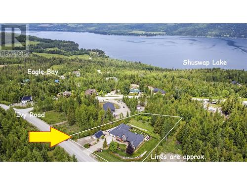 5121 Ivy Road, Eagle Bay, BC - Outdoor With Body Of Water With View