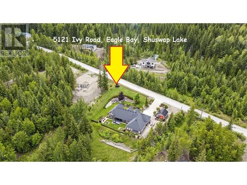 5121 Ivy Road, Eagle Bay, BC -  With View