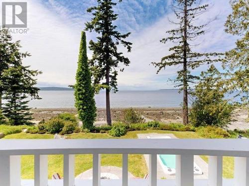 3569 Marine Ave, Powell River, BC - Outdoor With Balcony With View