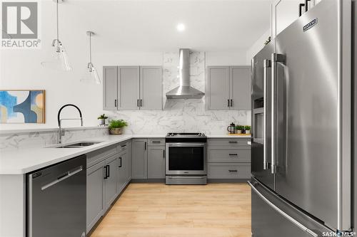 103 3121 Green Bank Road, Regina, SK - Indoor Photo Showing Kitchen With Upgraded Kitchen