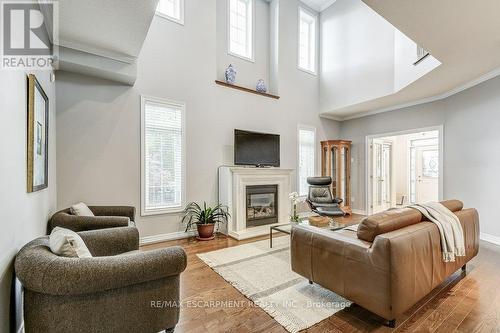 4 Truedell Circle, Hamilton (Waterdown), ON - Indoor Photo Showing Living Room With Fireplace