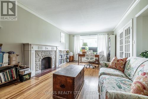 58 Saguenay Avenue, Toronto (Bedford Park-Nortown), ON - Indoor Photo Showing Living Room With Fireplace