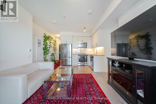 3020 - 8 Nahani Way, Mississauga, ON - Indoor Photo Showing Kitchen With Stainless Steel Kitchen
