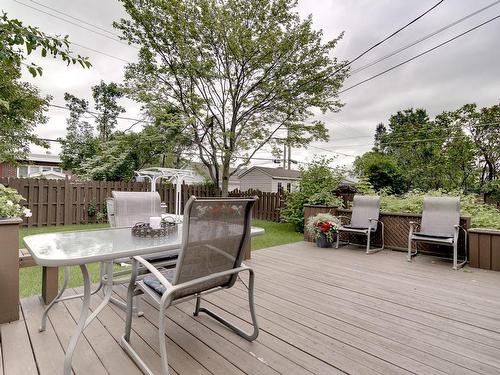 Cour - 2225 Rue D'York, Longueuil (Saint-Hubert), QC - Outdoor With Deck Patio Veranda