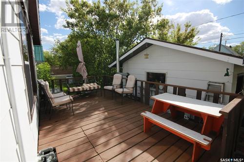 407 2Nd Street E, Wilkie, SK - Outdoor With Deck Patio Veranda With Exterior