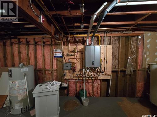 100 Lundy Place, Stoughton, SK - Indoor Photo Showing Basement