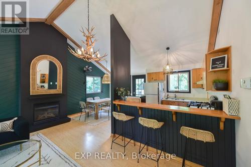 245 Musquash Road, Gravenhurst, ON - Indoor With Fireplace