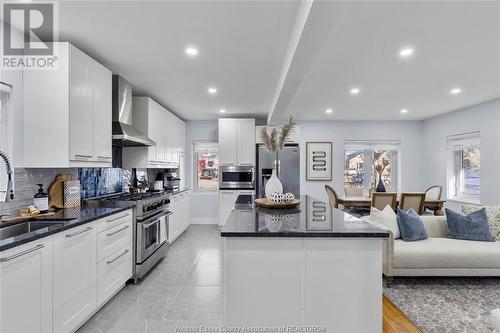 857 Thompson Blvd, Windsor, ON - Indoor Photo Showing Kitchen With Upgraded Kitchen