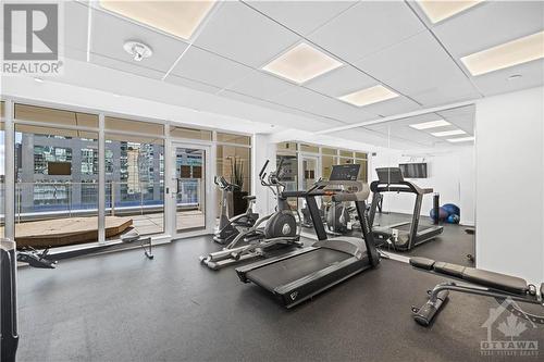 199 Slater Street Unit#2001, Ottawa, ON - Indoor Photo Showing Gym Room