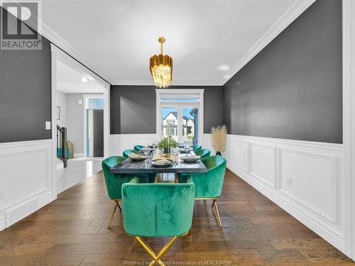 1077 Chateau Avenue, Windsor, ON - Indoor Photo Showing Dining Room