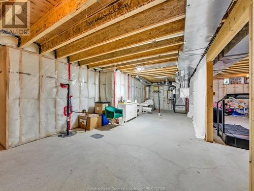 1077 Chateau Avenue, Windsor, ON - Indoor Photo Showing Basement