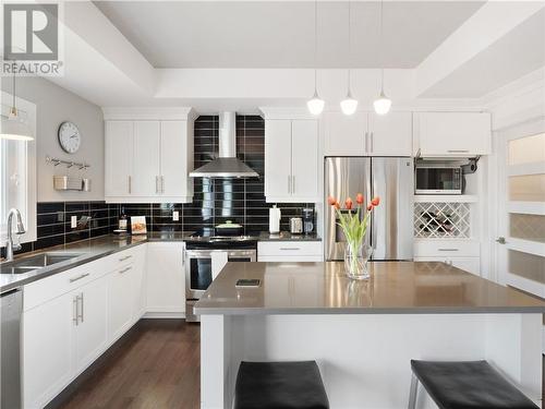 56 Samson Street, Moncton, NB - Indoor Photo Showing Kitchen With Double Sink With Upgraded Kitchen