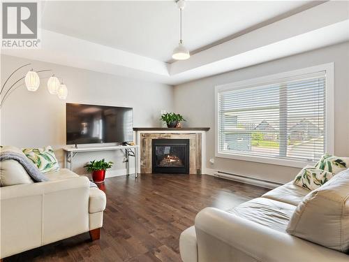 56 Samson Street, Moncton, NB - Indoor Photo Showing Living Room With Fireplace