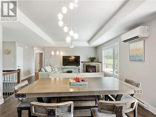 56 Samson Street, Moncton, NB - Indoor Photo Showing Dining Room With Fireplace